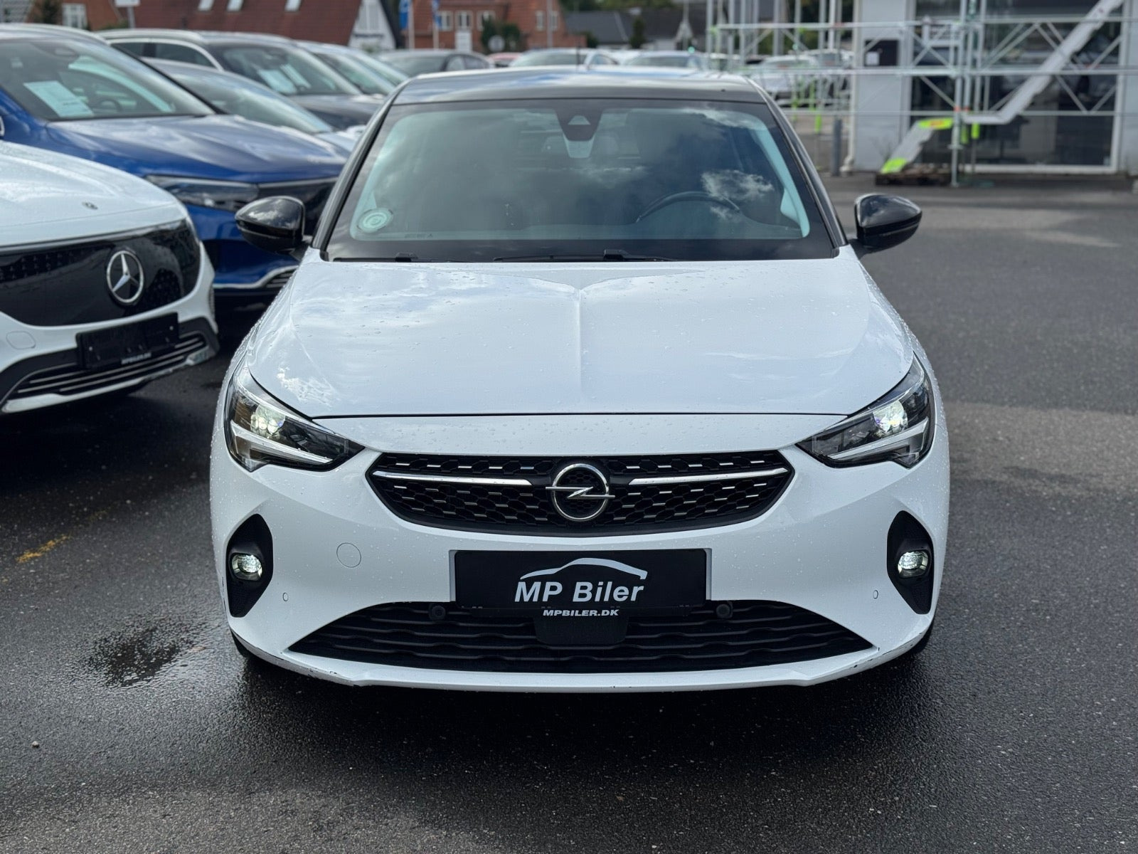 Hvid Opel Corsa-e fra 2021