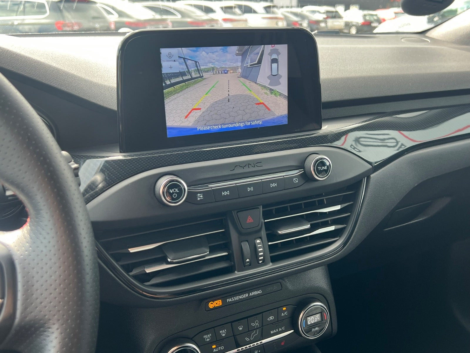 Blå Ford Focus fra 2018