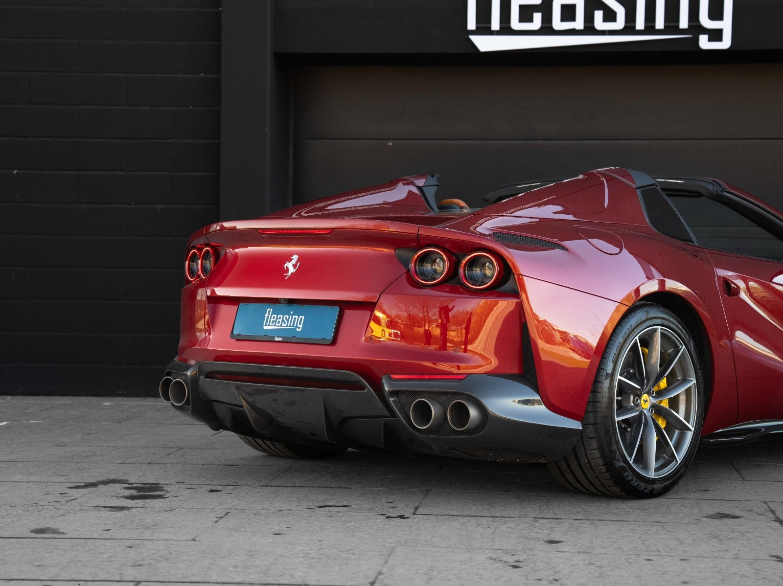 Rød Ferrari 812 GTS fra 2020