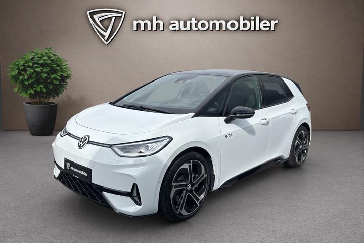 Hvid VW ID.3 fra 2026 set udefra