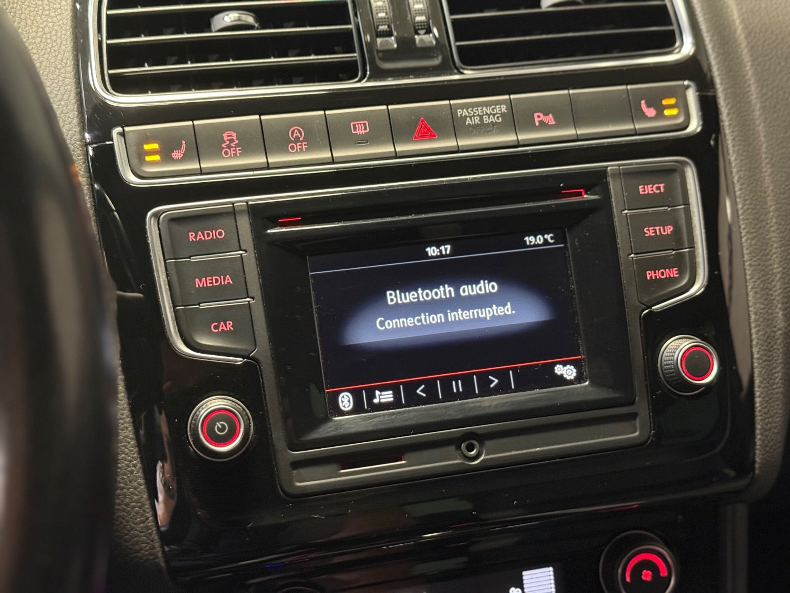 Sort VW Polo fra 2015