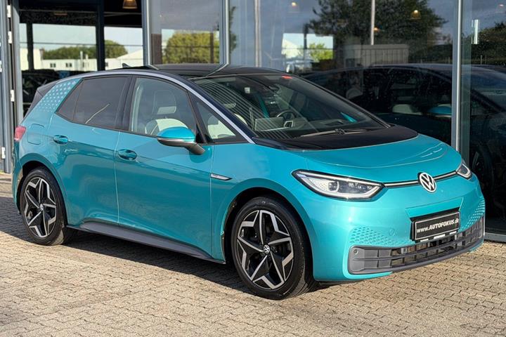 Turquoise VW ID.3 fra 2022