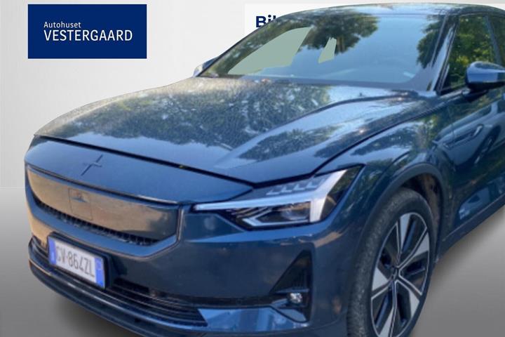 Blå Polestar 2 fra 2024