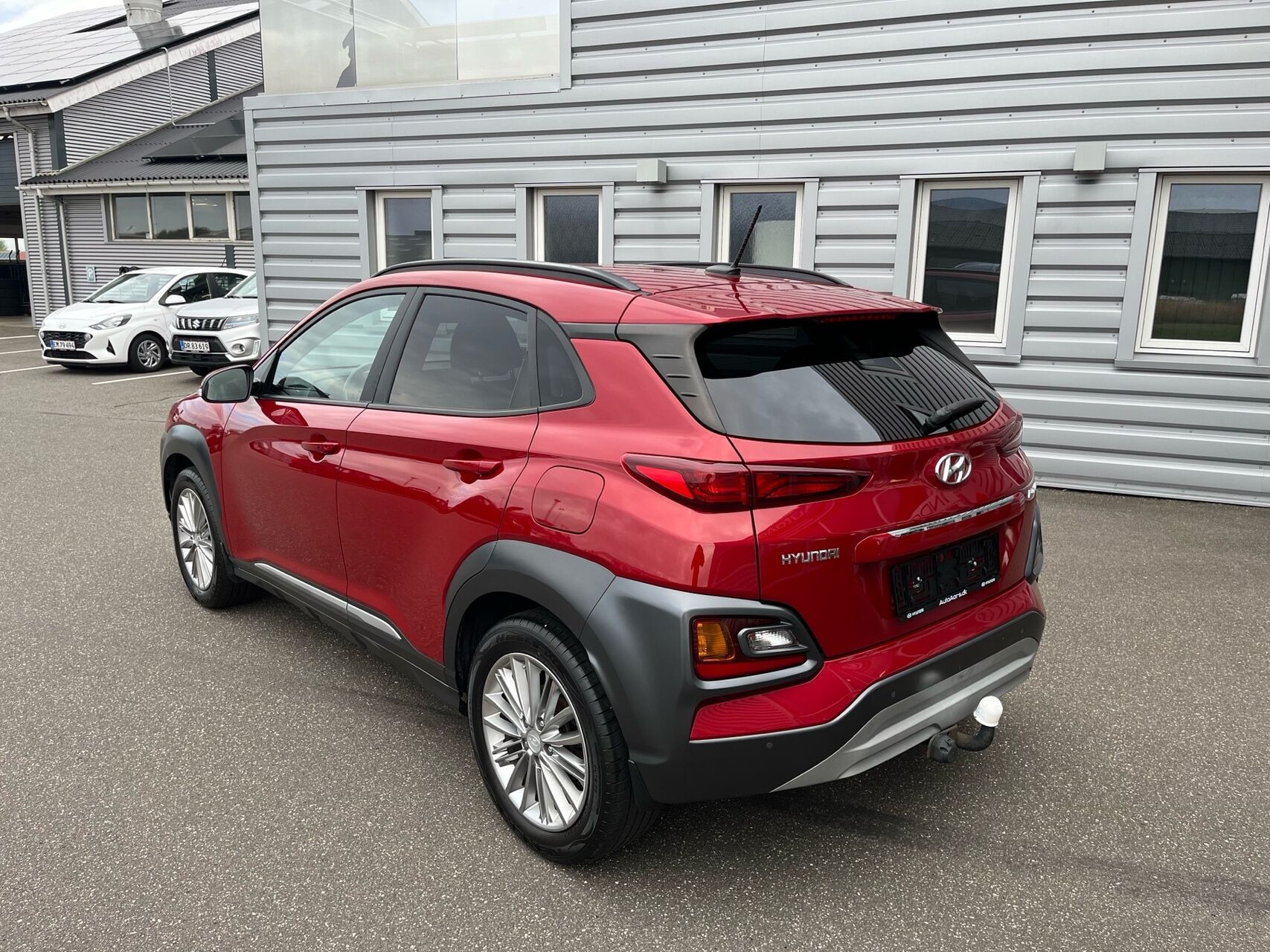 Rød Hyundai Kona fra 2020