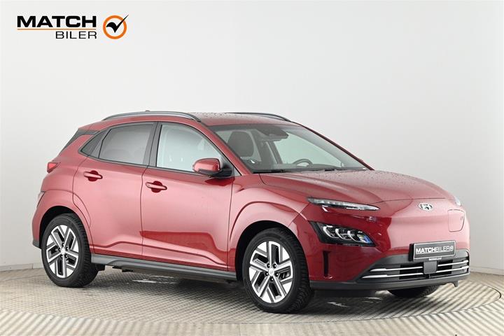 Rød Hyundai Kona fra 2022