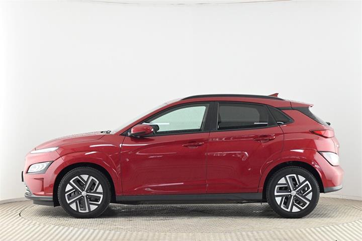 Rød Hyundai Kona fra 2022