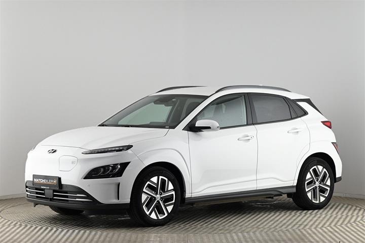 Hvid Hyundai Kona fra 2023