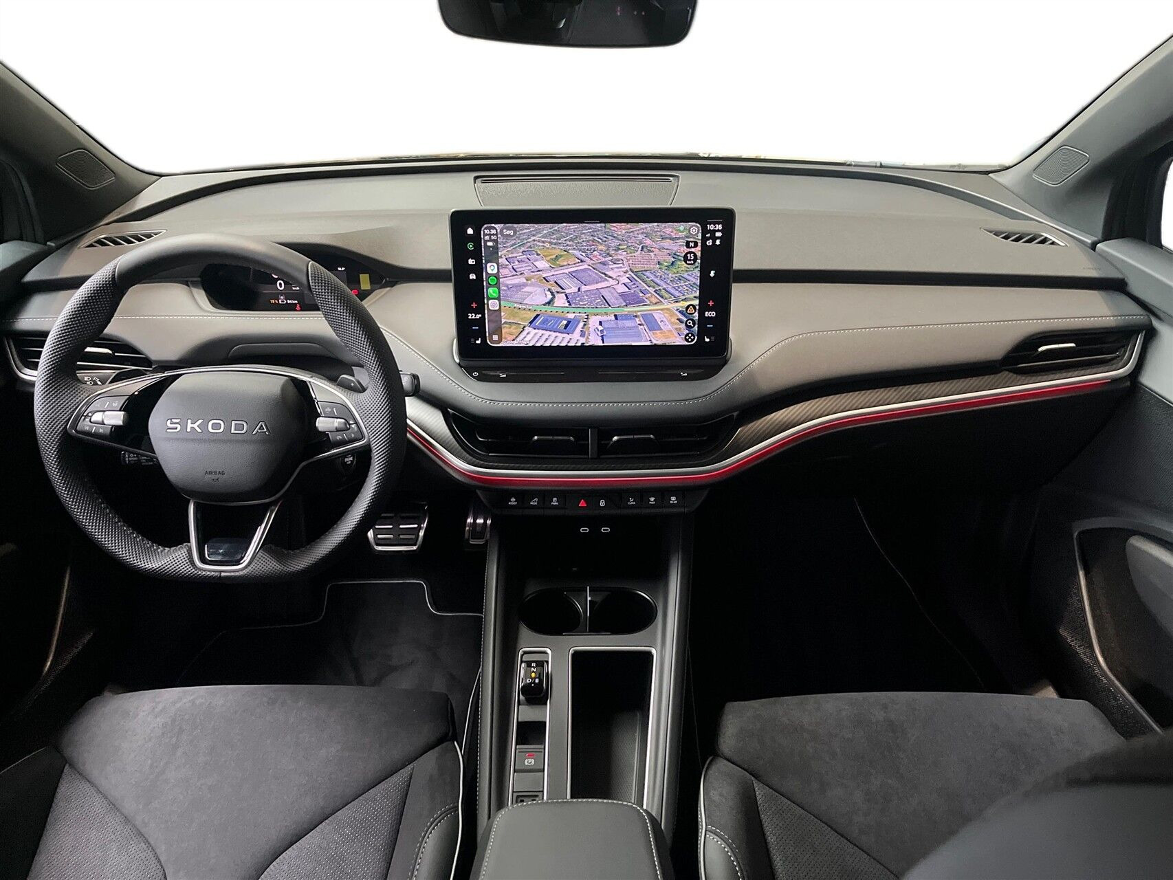 Grøn Skoda Enyaq fra 2026