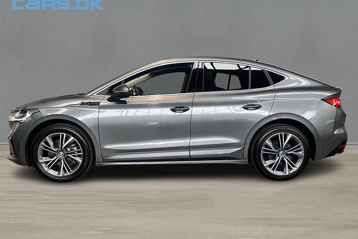 Grå Skoda Enyaq fra 2023