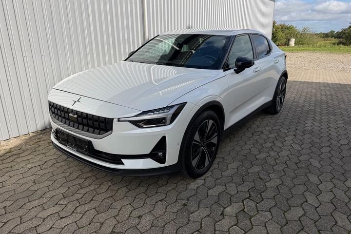 Hvid Polestar 2 fra 2023