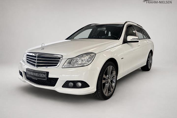 Hvid Mercedes C180 d fra 2012