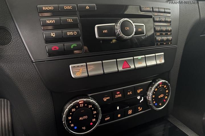 Hvid Mercedes C180 d fra 2012