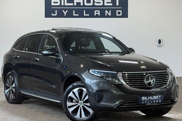 Grå Mercedes EQC400 fra 2022