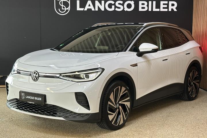 Hvid VW ID.4 fra 2023 set udefra