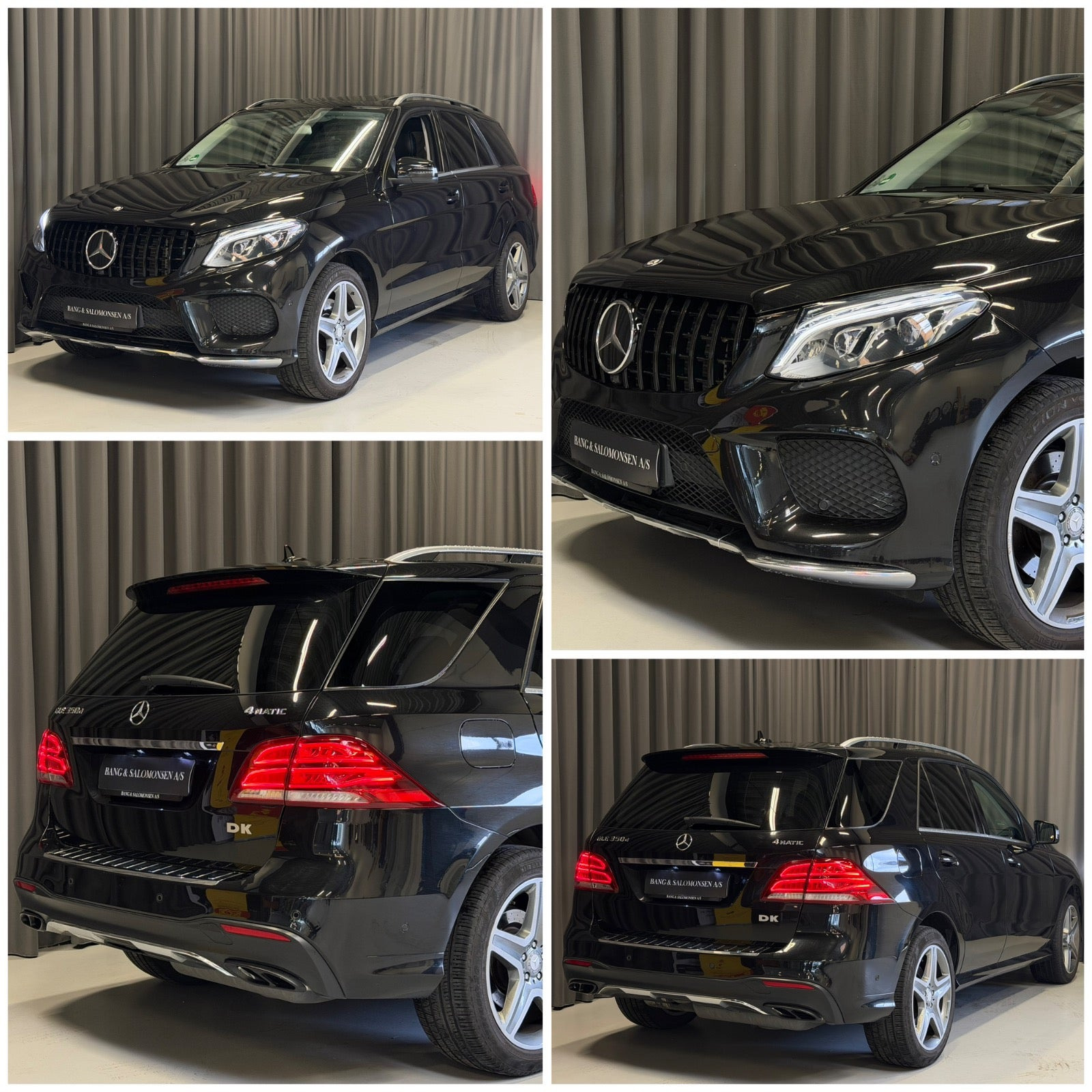 Sort Mercedes GLE350 d fra 2015