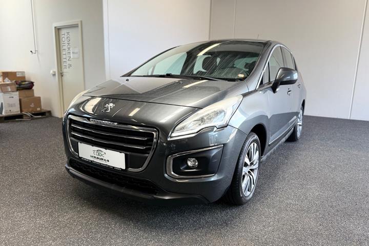 Grå Peugeot 3008 fra 2014
