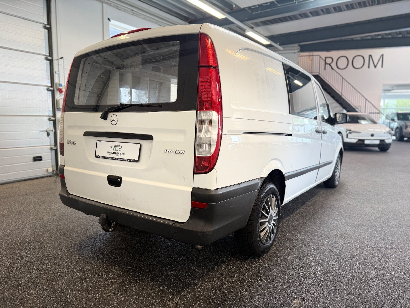 Hvid Mercedes Vito 116 fra 2012