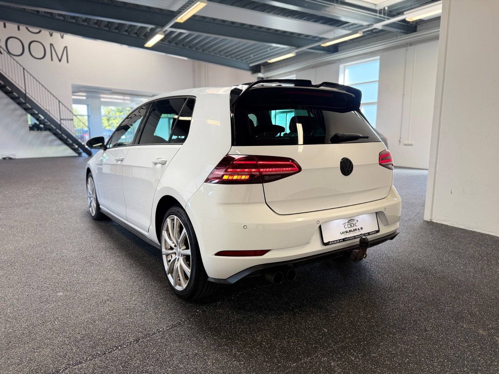 Hvid VW Golf VII fra 2017