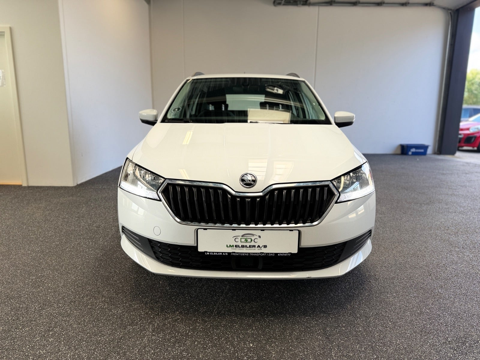 Hvid Skoda Fabia fra 2020