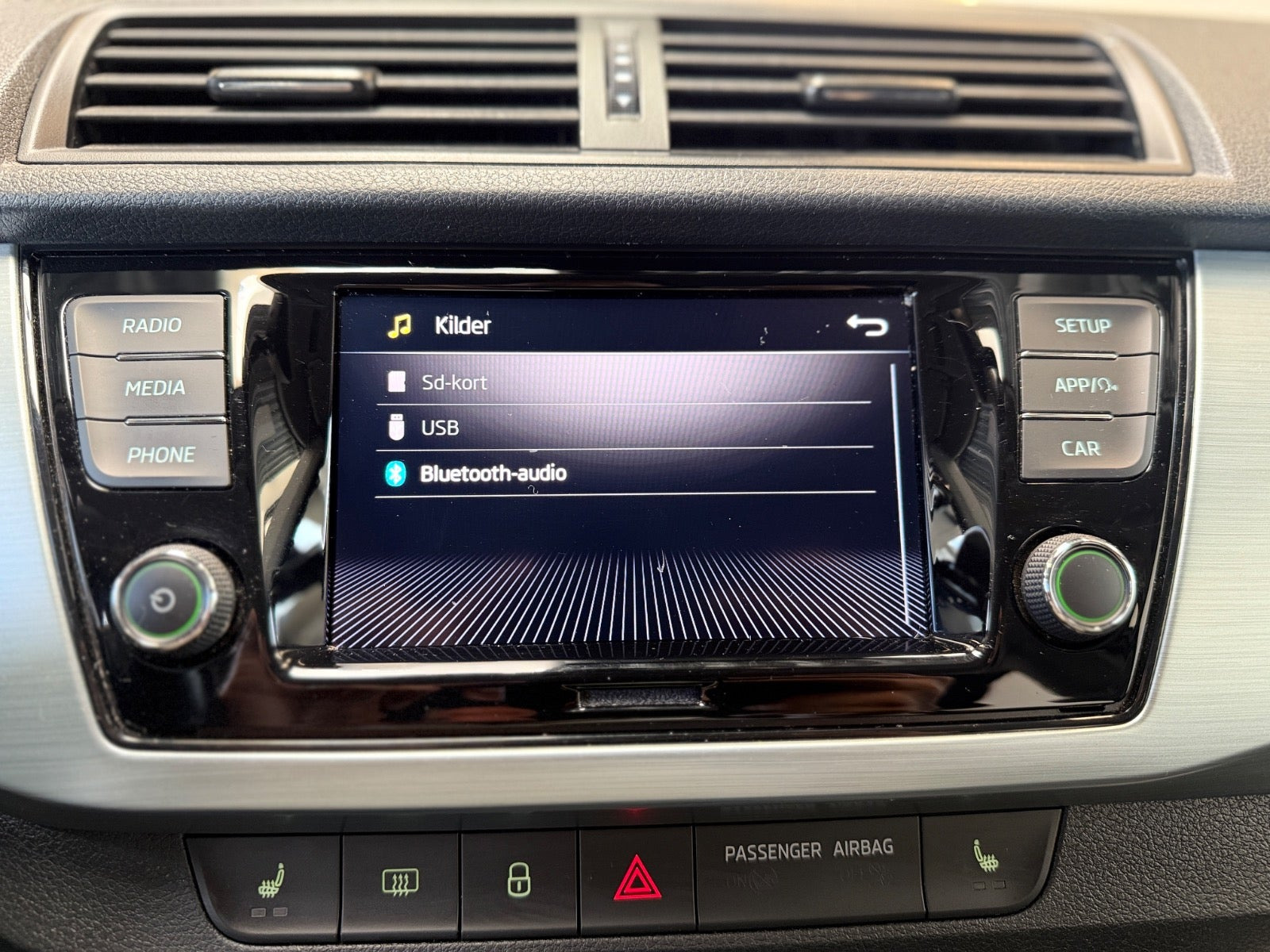 Hvid Skoda Fabia fra 2020
