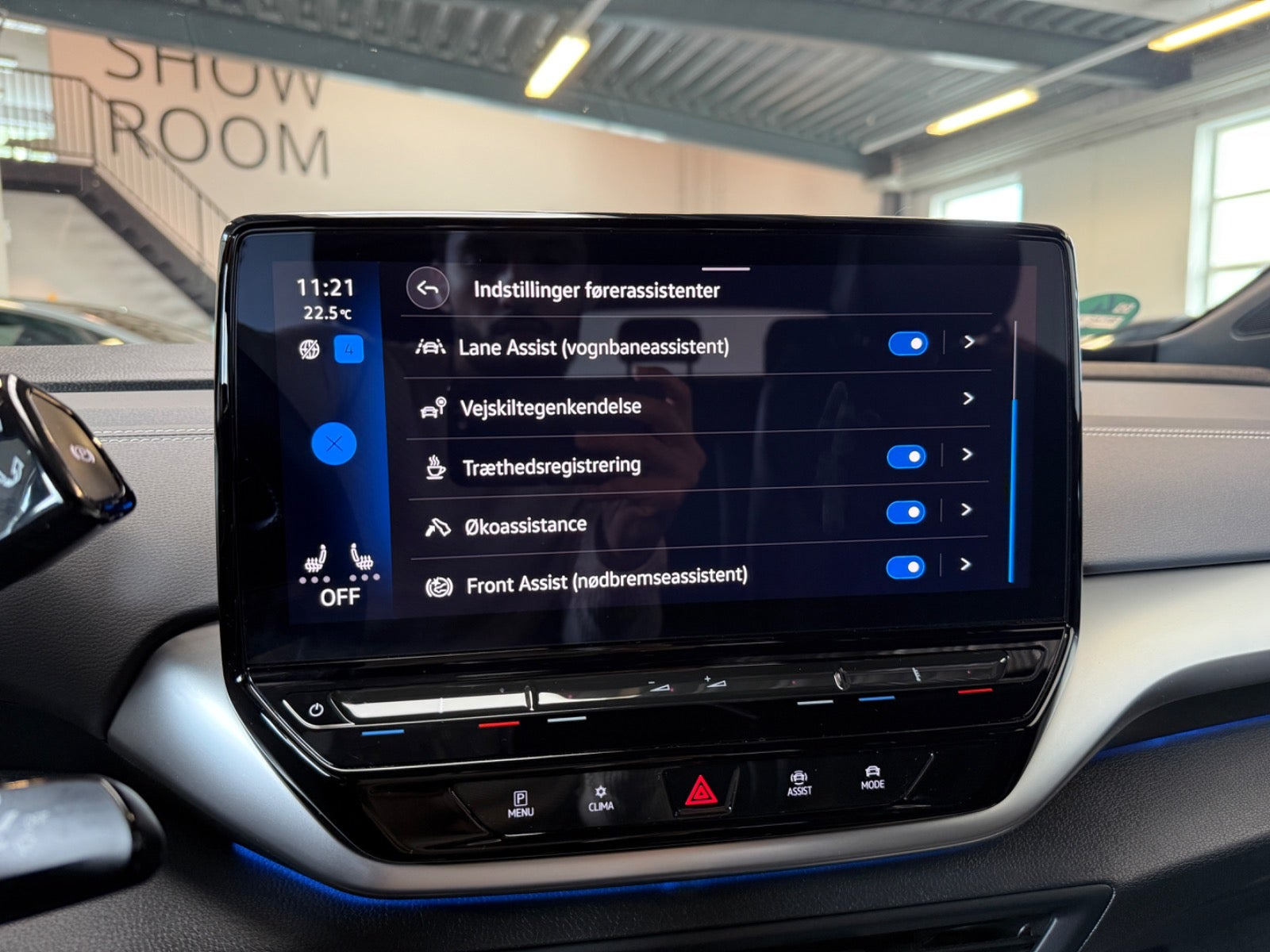 Blå VW ID.5 fra 2023
