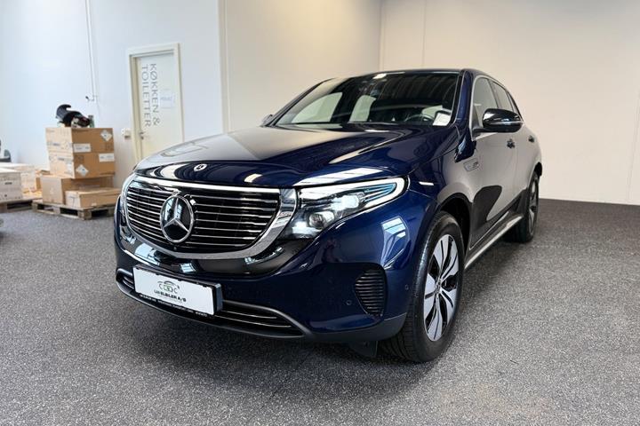 Blå Mercedes EQC400 fra 2020