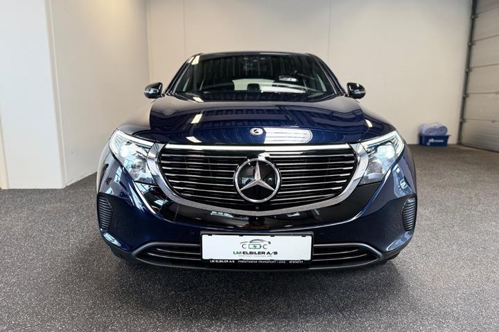 Blå Mercedes EQC400 fra 2020
