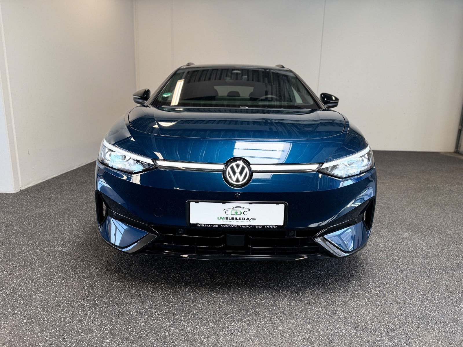 Blå VW ID.7 fra 2025