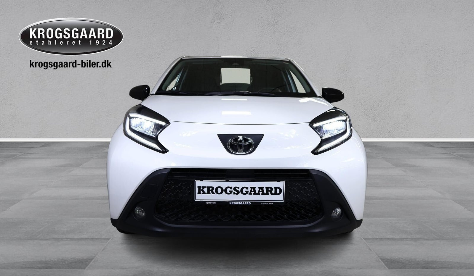 Hvid Toyota Aygo X fra 2022
