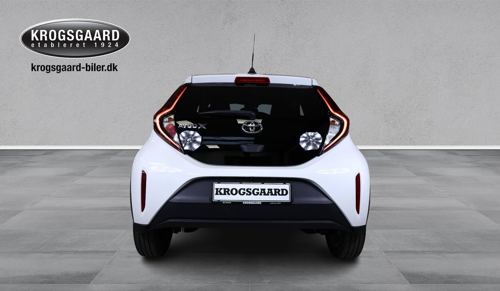 Hvid Toyota Aygo X fra 2022