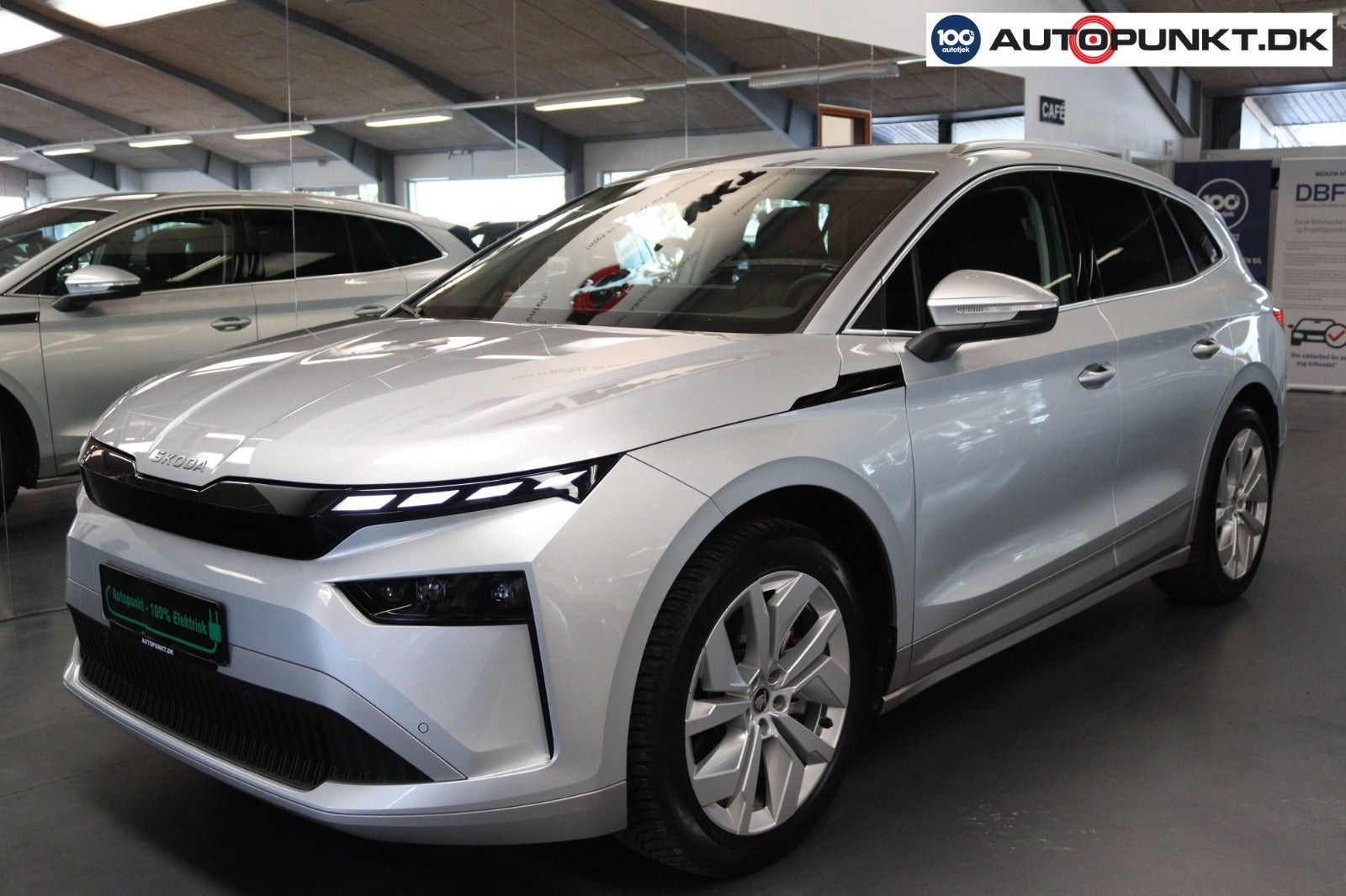 Sølv Skoda Enyaq fra 2026
