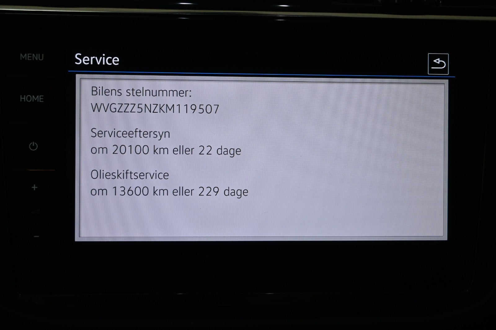 Hvid VW Tiguan Allspace fra 2019