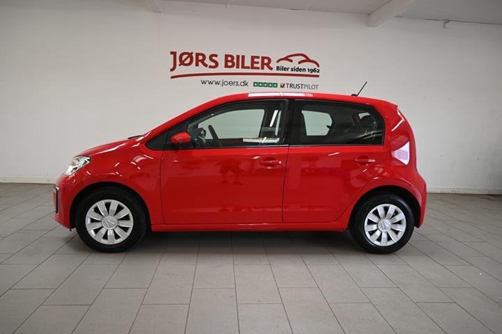 Rød VW E-UP! fra 2021