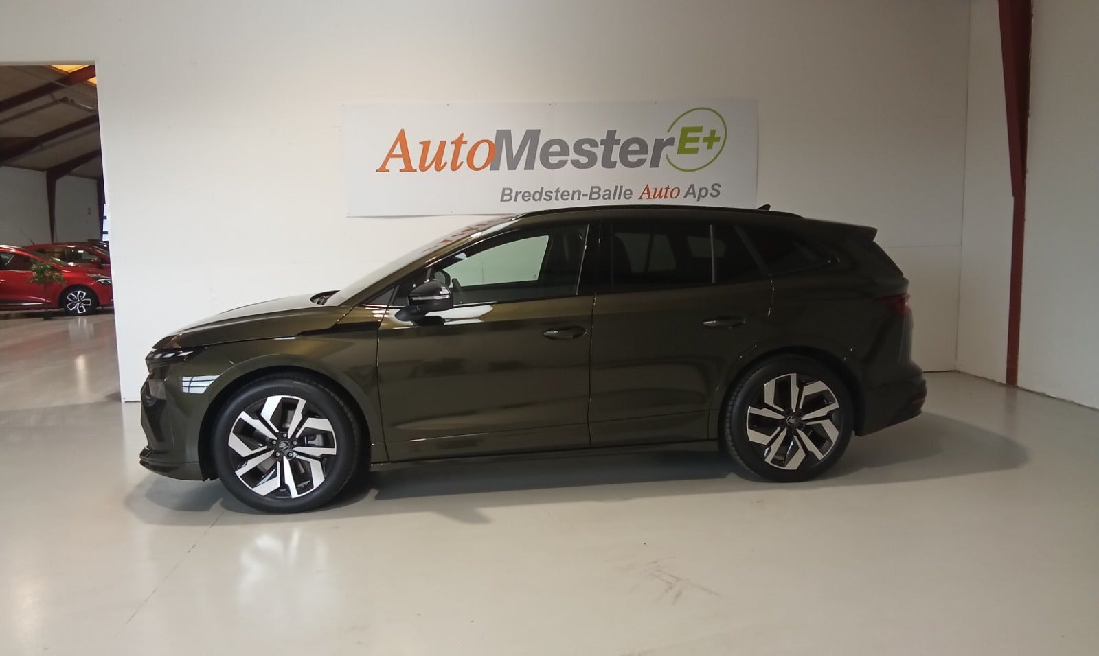 Grøn Skoda Enyaq fra 2026