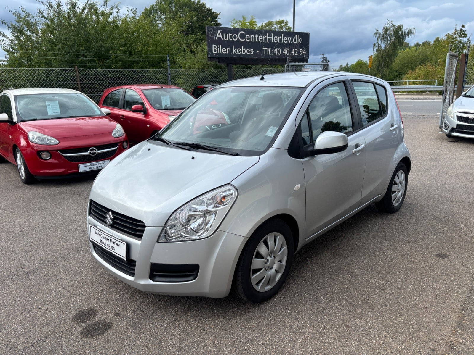 Sølv Suzuki Splash fra 2012