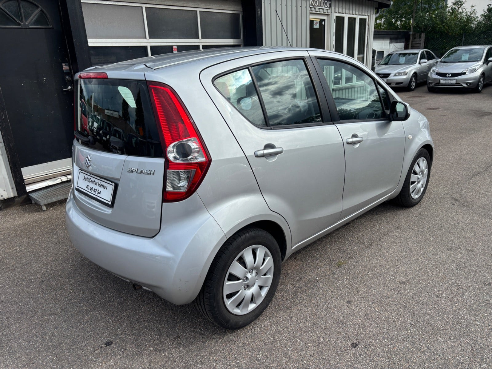 Sølv Suzuki Splash fra 2012