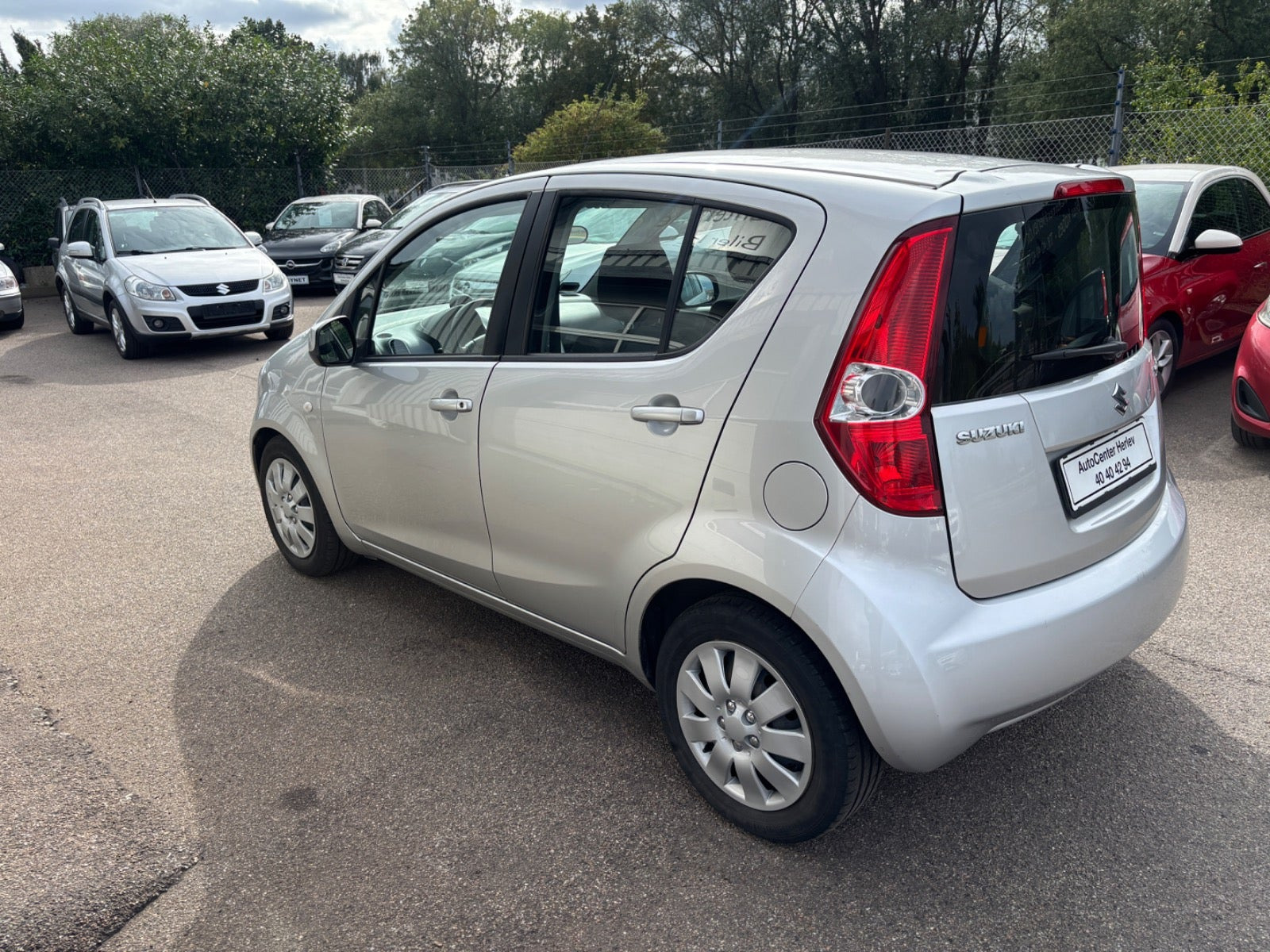 Sølv Suzuki Splash fra 2012