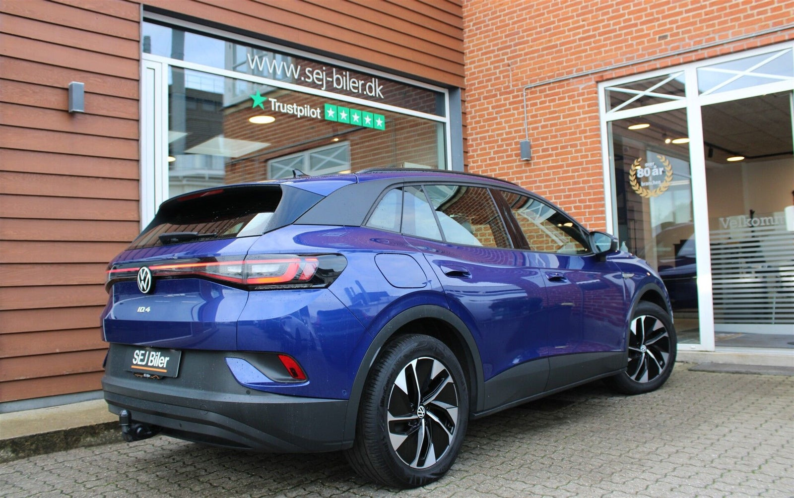 Blå VW ID.4 fra 2023