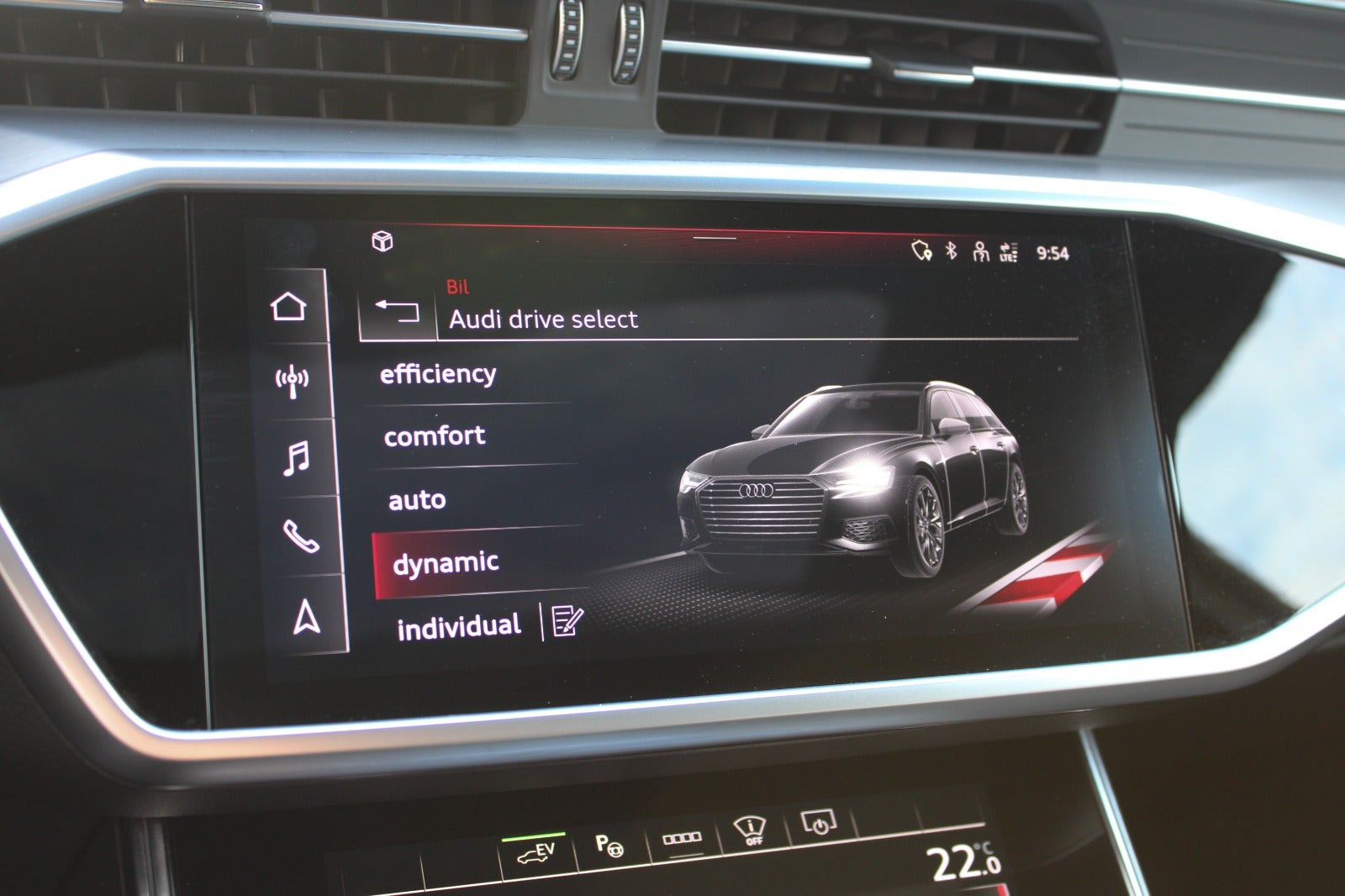 Sort Audi A6 fra 2023