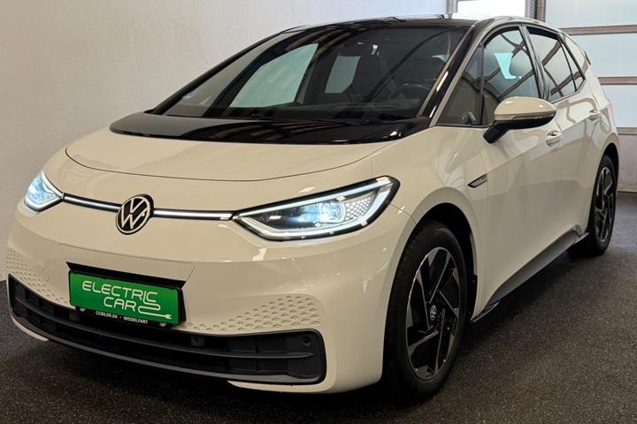 Hvid VW ID.3 fra 2021
