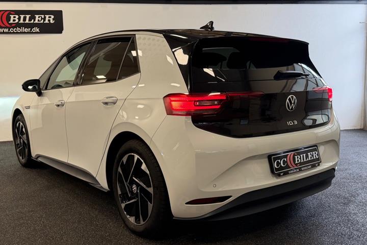 Hvid VW ID.3 fra 2021