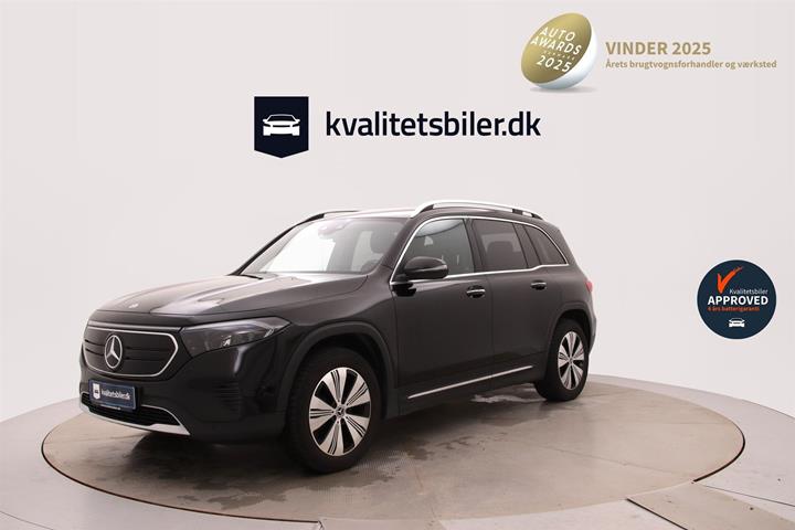 Sort Mercedes EQB350 fra 2023