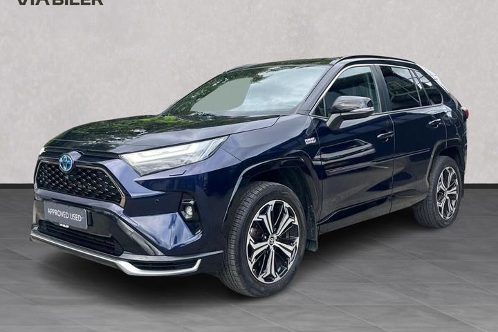 Blå Toyota RAV4 Plug-in fra 2022