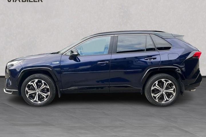Blå Toyota RAV4 Plug-in fra 2022
