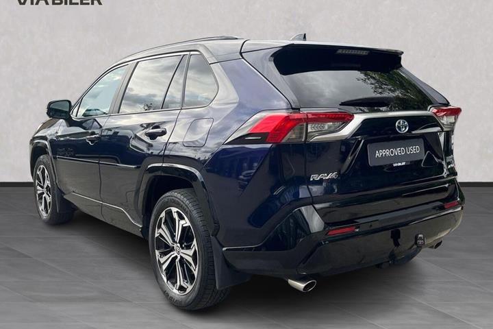 Blå Toyota RAV4 Plug-in fra 2022
