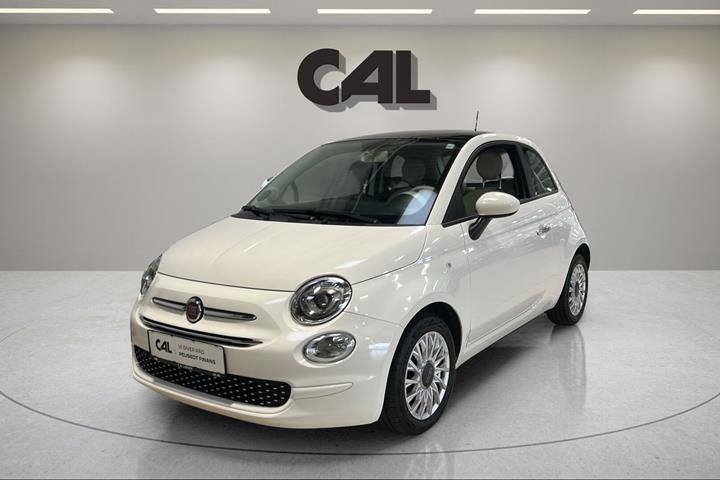 Hvid Fiat 500 fra 2020