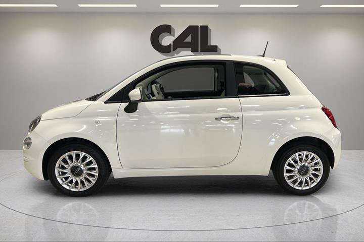 Hvid Fiat 500 fra 2020