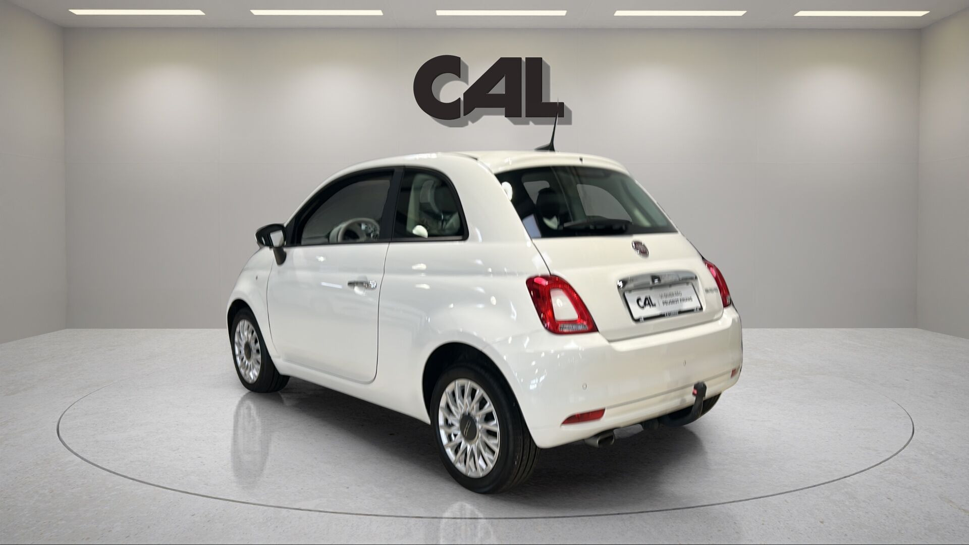 Hvid Fiat 500 fra 2020