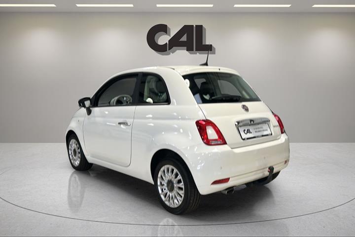 Hvid Fiat 500 fra 2020