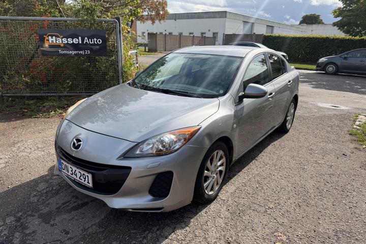 Grøn Mazda 3 fra 2011